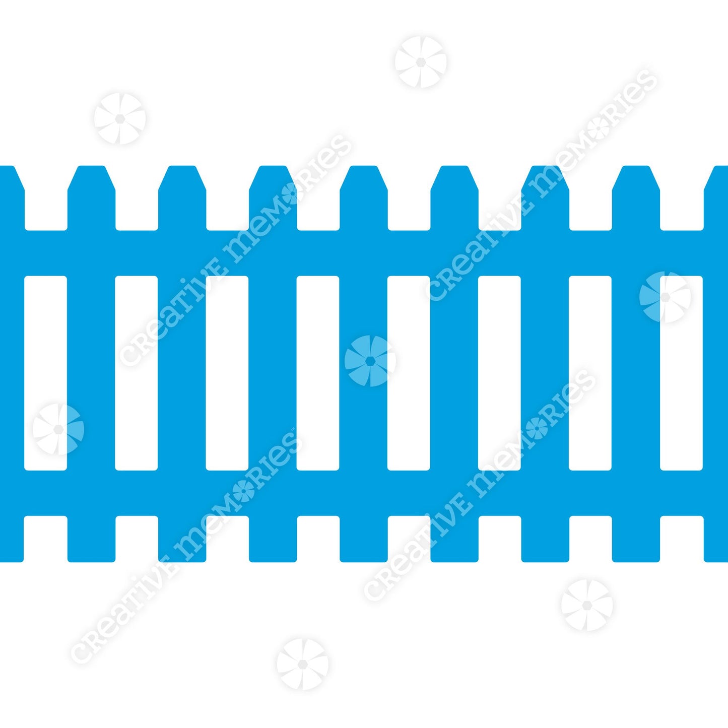 ウッドフェンス　ボーダーパンチ