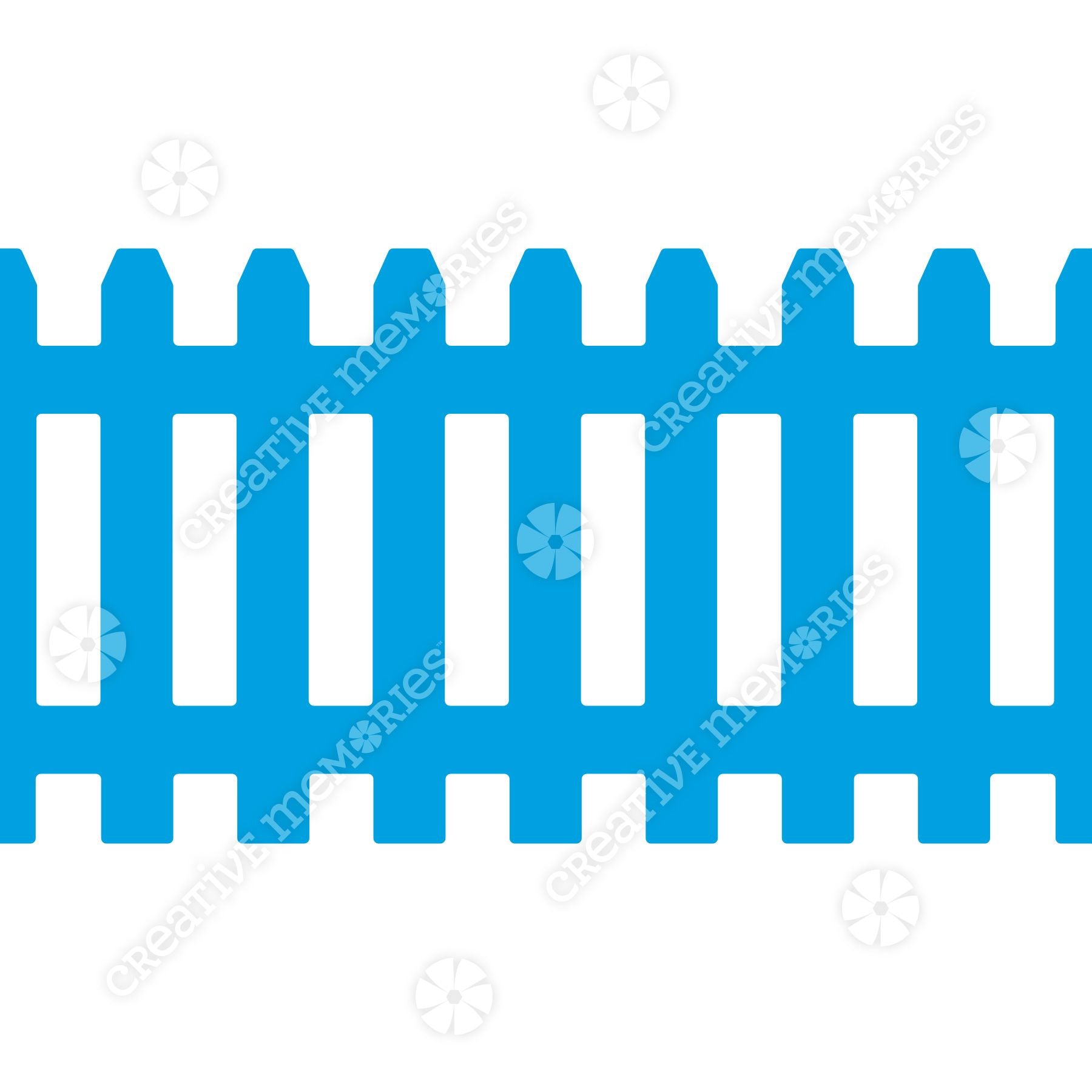 ウッドフェンス　ボーダーパンチ