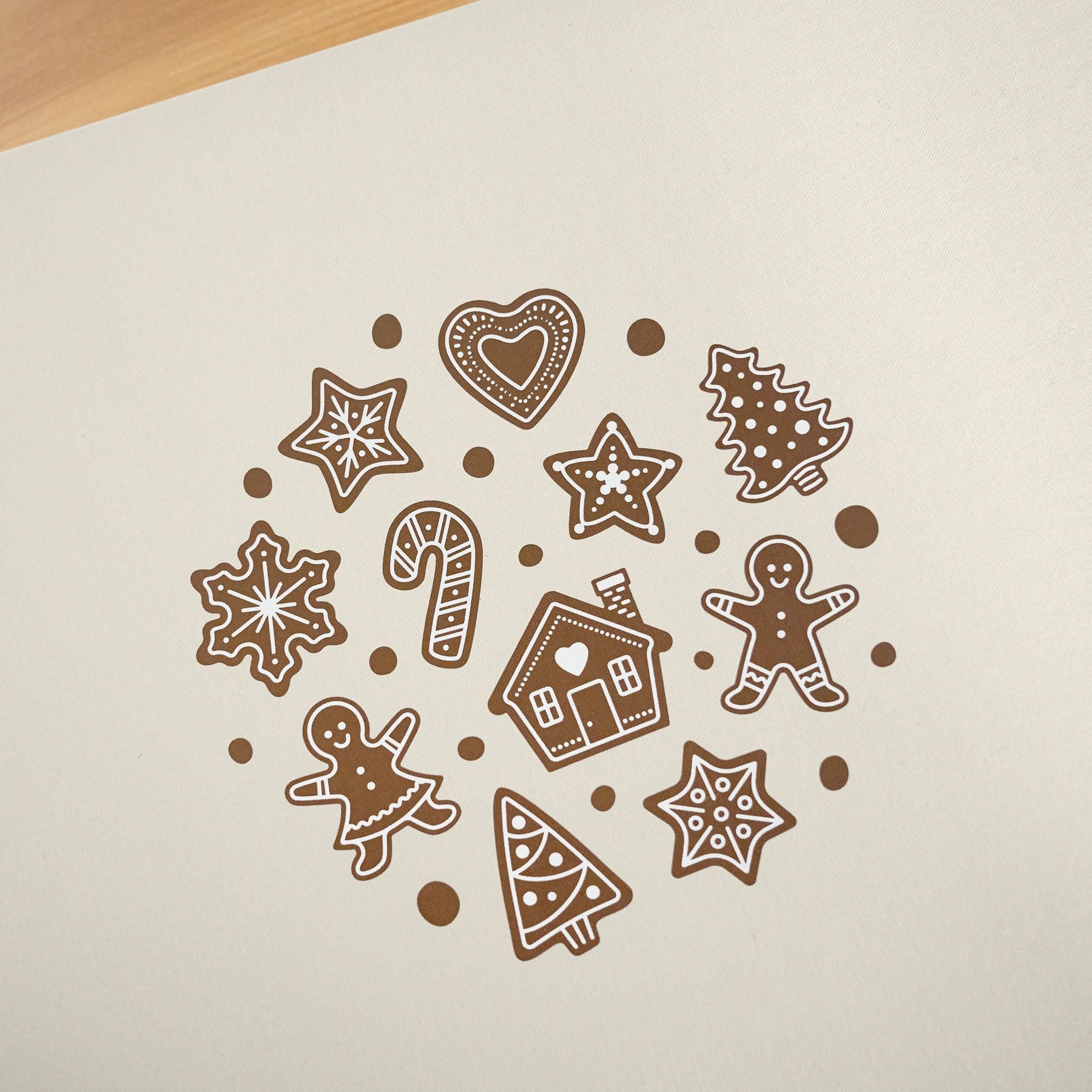 12X12アルバムカバー　ぺブルグレー　ジンジャーブレッド・ファン