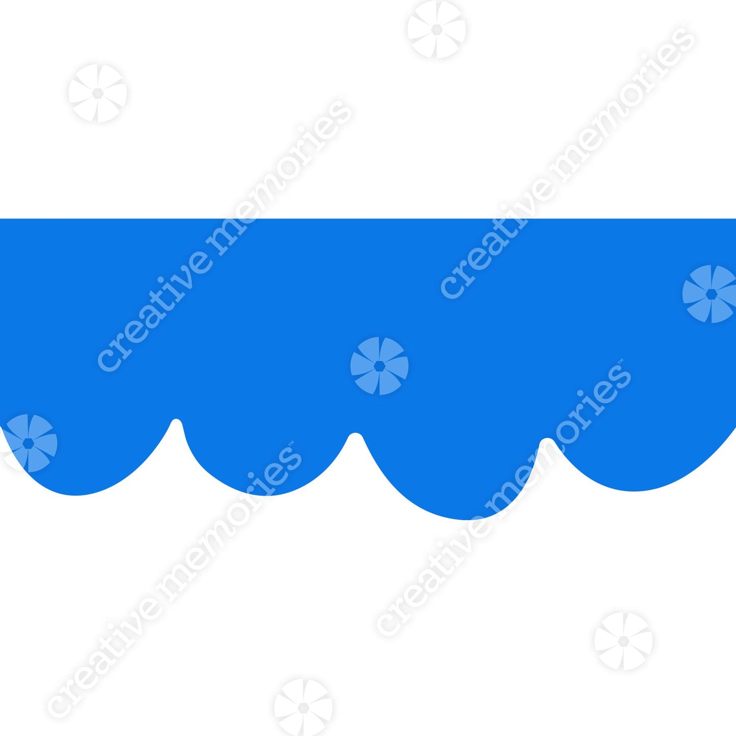 ウィムジカル・スカロップ・ボーダー・パンチ