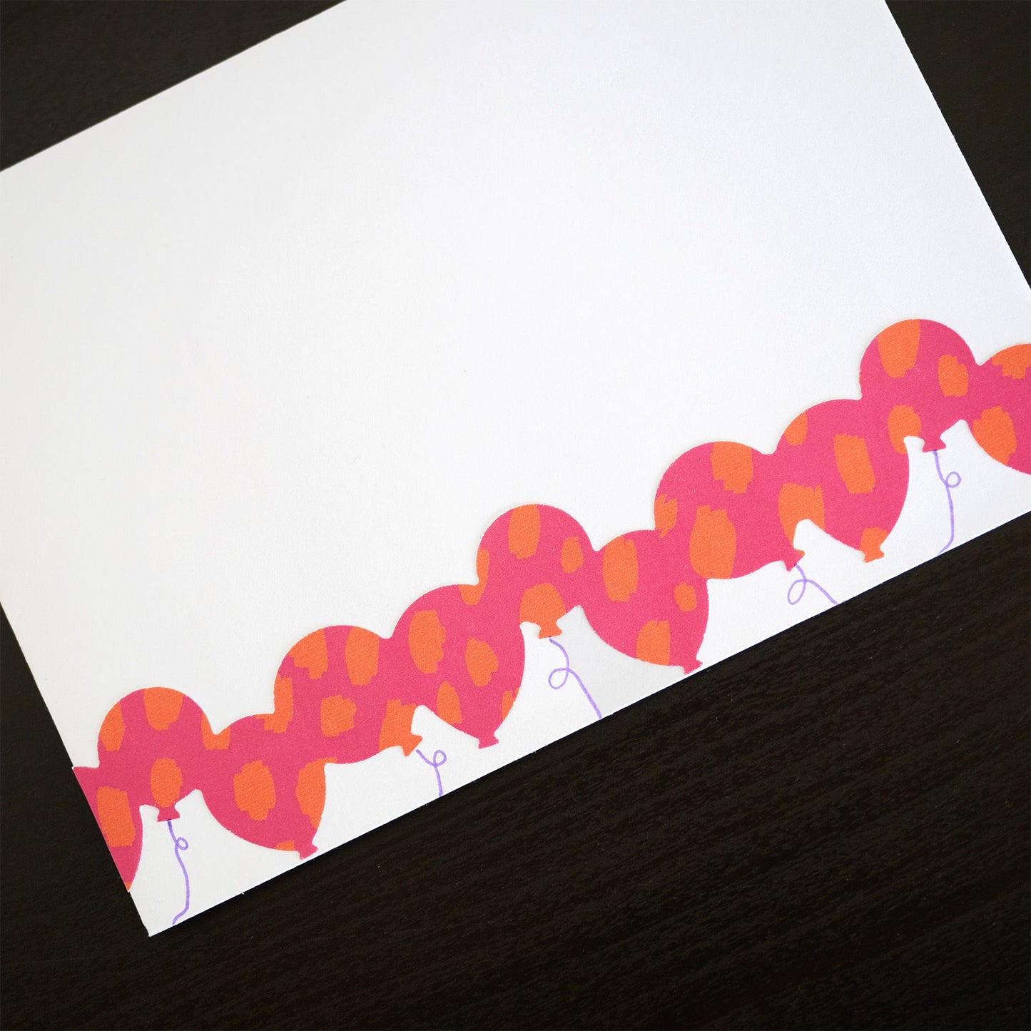 パーティーバルーン　ボーダーパンチ